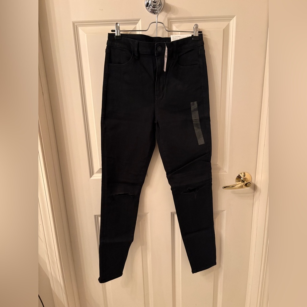 American Eagle Outfitters Black Super High Rise Jegging
